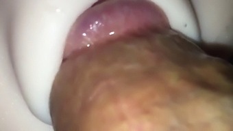 A Straight Man With A Big Cock Using A Cock Toy On A Gay Man'S Anus