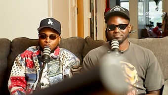Curlyrican Gets A Rough Cock In The Middle Of A Podcast Interview