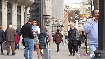 Nuria Millan Enjoys Picking Up Strangers For Passionate Outdoor Encounters