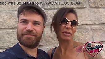 Older French Bartender With Big Natural Tits Gets Anal Sex